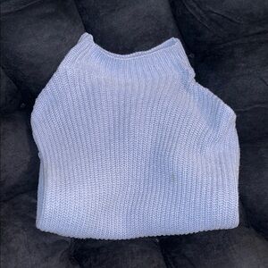 American Eagle Outfitters Soft Sky Blue Turtleneck Sweater